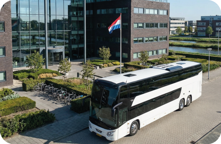 Dubbeldekker bij Office